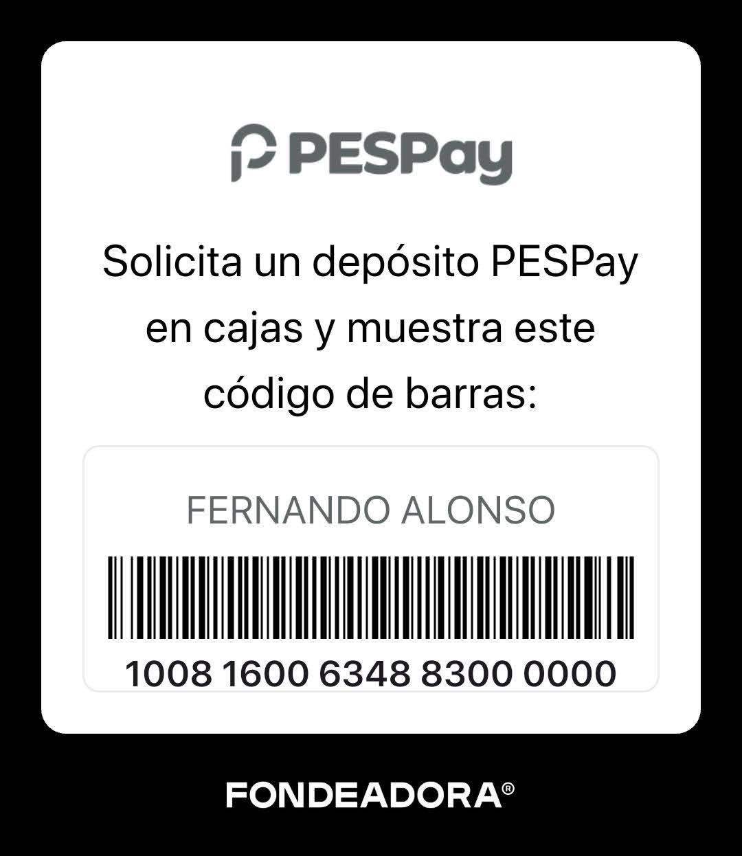 Pespay en móvil
